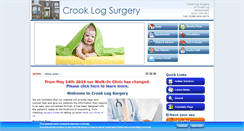 Desktop Screenshot of crooklogsurgery.co.uk